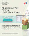 NSF to PST Converter – Simplifying Lotus Notes to Outlook Migration! | export nsf to pst, migrate nsf to pst, convert nsf to pst